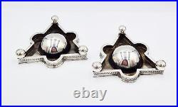 EARLY VICTORIAN SILVER PLATED RENAISSANCE STYLE SALT CELLARS c1850