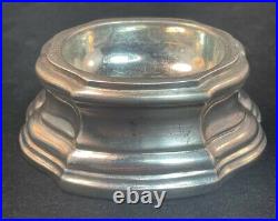 Early French Sterling Silver Trencher Salt Cellar Remi Chatria 1720s -1730s