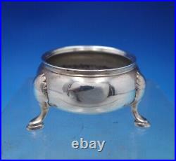 English Georgian Sterling Silver Salt Cellar Master Footed 2.96 ozt. (#6869-2)