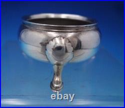 English Georgian Sterling Silver Salt Cellar Master Footed 2.96 ozt. (#6869-2)