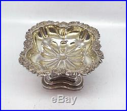 Fantastic Antique Imperial Russian Silver 84 gold washed salt cellar 1839 year