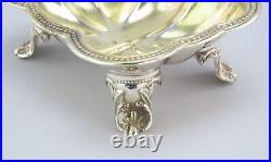 Fine Pair c1850 American Coin Silver Open Salt Cellars w the Fargo Monogram