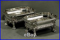 French Sterling Boxes Master Salts c1890 Odiot, Paris