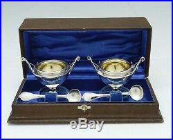 GORHAM Sterling Boxed Set Pair Master SALTS and SPOONS