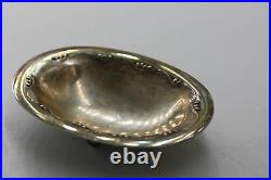 Georg Jensen Denmark Sterling Silver Footed Salt Cellar Dish Bowl #243B, Vintage