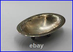 Georg Jensen Denmark Sterling Silver Footed Salt Cellar Dish Bowl #243B, Vintage