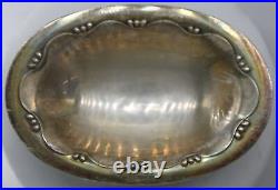 Georg Jensen Denmark Sterling Silver Footed Salt Cellar Dish Bowl #243B, Vintage