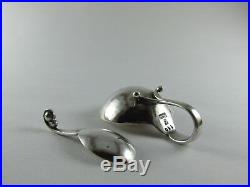 Georg Jensen Silver Salt Cellar WithSpoon and the mark #110