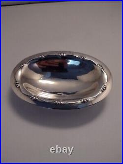 Georg Jensen Sterling Silver Salt Cellar / Dip 243 D Hand-hammered Open Salt