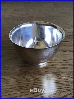 George Gebelein Arts and Crafts Hammered Sterling Silver Bowl 4