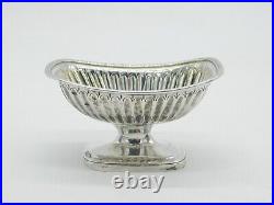 George III Irish Sterling Silver Pedestal Salt Cellar Antique 1805 Dublin