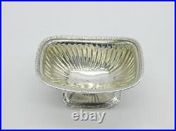 George III Irish Sterling Silver Pedestal Salt Cellar Antique 1805 Dublin