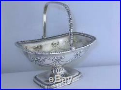 George III Silver Basket Dish Salt Cellar PETER & WILLIAM BATEMAN London c1806