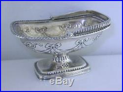 George III Silver Basket Dish Salt Cellar PETER & WILLIAM BATEMAN London c1806