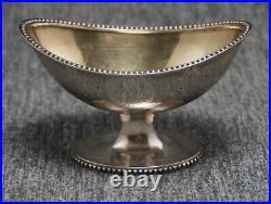 George Sharp Bailey & Co. FOOTED OPEN SALT / CELLAR Coin Silver Annie