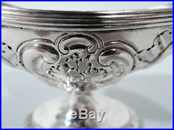 Georgian Open Salts Set of 4 Antique Neoclassical English Sterling Silver