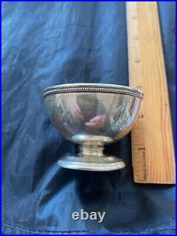 Gorham Antique Coin Silver SALT CELLAR SINGLE LIGHT MONO GREAT SHAPE ERA 1850'S