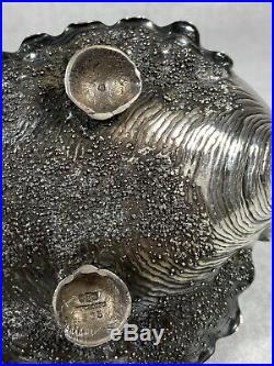 Gorham Narraganset Sterling Silver Oyster, Salt or Nut Dish RARE shape 1887