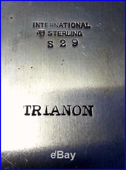 Great Set of Six International Trianon Pattern Sterling Silver Open Salt Cellars
