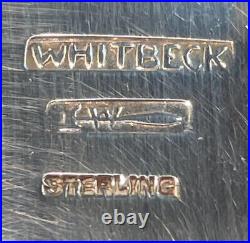 Harry S. Whitbeck Arts & Crafts Sterling Silver Open Salt Cellar