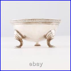 Heavy Bigelow Bros & Kennard Boston Sterling Silver Footed Master Salt Cellar