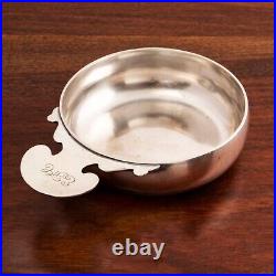 Heavy Ensko Sterling Silver Salt Cellar Repro Georgian Hoofed Feet No Monogram