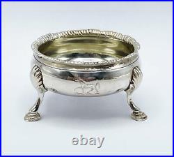 Hester Bateman Silver Salt Cellar London 1782 Horse Crest