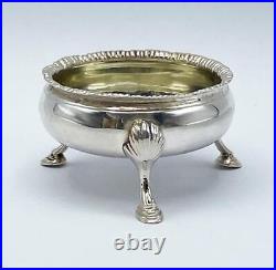 Hester Bateman Silver Salt Cellar London 1782 Horse Crest