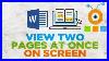 How-To-View-Two-Pages-At-Once-On-Screen-In-Word-2019-01-utu