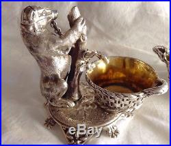 Imperial Russian Silver 1889 Grachev salt cellars/bowls