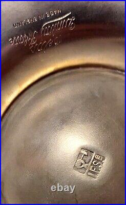 Israel Freeman & Son Silverplate Trinket Globe'Celtic' Pattern Salt Cellar