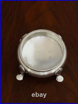 - James Robinson Sterling Silver Footed Cauldron Salt Cellar New York City