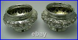 KIRK STERLING SILVER SALT CELLARS OPEN SALTS Kirk & Son Co. C1900s No Mono Rare