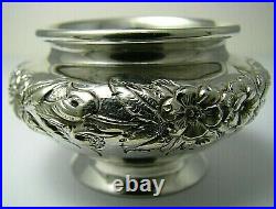 KIRK STERLING SILVER SALT CELLARS OPEN SALTS Kirk & Son Co. C1900s No Mono Rare