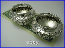 KIRK STERLING SILVER SALT CELLARS OPEN SALTS Kirk & Son Co. C1900s No Mono Rare