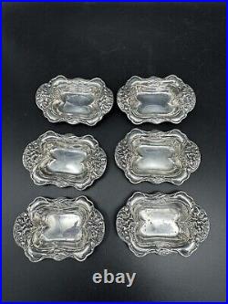 Lot 6 William B. Kerr Sterling Art Nouveau Lily Small Nut Dishes or Salt Cellars