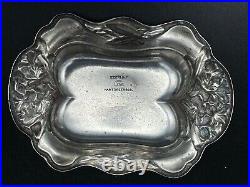 Lot 6 William B. Kerr Sterling Art Nouveau Lily Small Nut Dishes or Salt Cellars