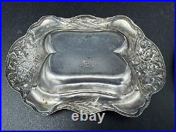 Lot 6 William B. Kerr Sterling Art Nouveau Lily Small Nut Dishes or Salt Cellars