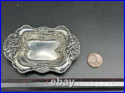 Lot 6 William B. Kerr Sterling Art Nouveau Lily Small Nut Dishes or Salt Cellars