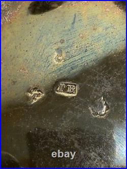 Lot Of 4 Antique Sterling Silver Salt Cellar 1851 England Victoria Duty Mark