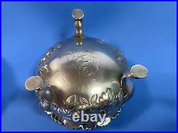 Lot of 2 Antique Gorham Sterling Silver 2150 Salt Cellars c1899 Shell Footed