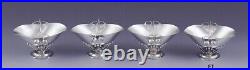 Lovely set 4 Georg Jensen Sterling Silver 235C Salt Cellars Nut Baskets