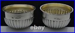 Mappin & Webb 1906 1907 London Salt Cellars FREE SHIPPING