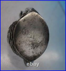 Martin Mayer German. 800 Silver Salt Cellar Swan Shape 1 7/8 x 2 1/8 (#6830)