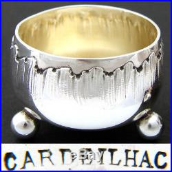 PAIR of Antique French CARDEILHAC Sterling Silver Open Salts, Louis XVI Rococo