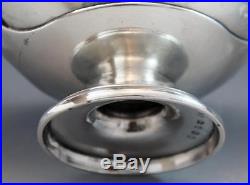 Pair English Sterling Silver Handled Sugar Bowls or Salt Cellar Dishes C1805 NR
