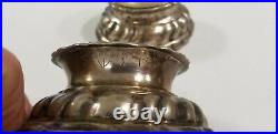 Pair Of Antique Sterling Silver European Salt Cellars