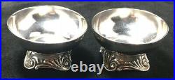 Pair Of Dominick & Haff Sterling Silver Aesthetic Period Open Salt Cellars