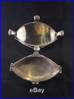 Pair Of Outstanding Tiffany Sterling Silver Salts 19th Century