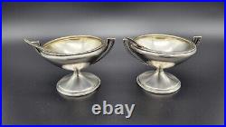 Pair of Antique 1872 Gorham Sterling Silver Salt Dip Masters Cellars #220